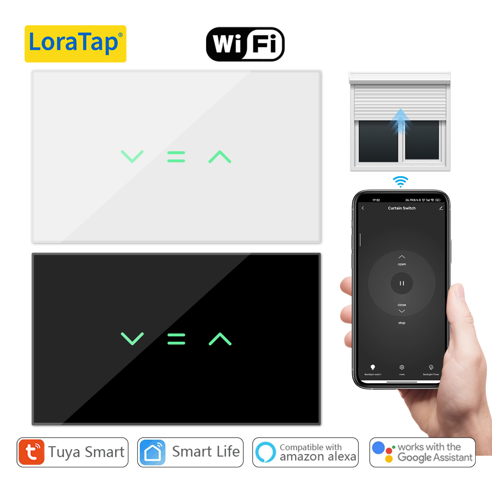Universal Remote Smart Home - Loratap us vorhang jalousien rollladen schalter