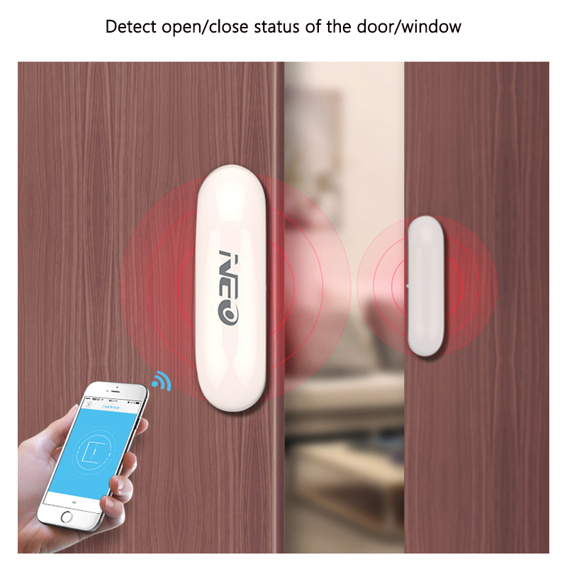 Wireless Door Sensor - Intelligenter kabelloser Tür-Magnetdetektor-Alarm, Tuya WiFi Tür-