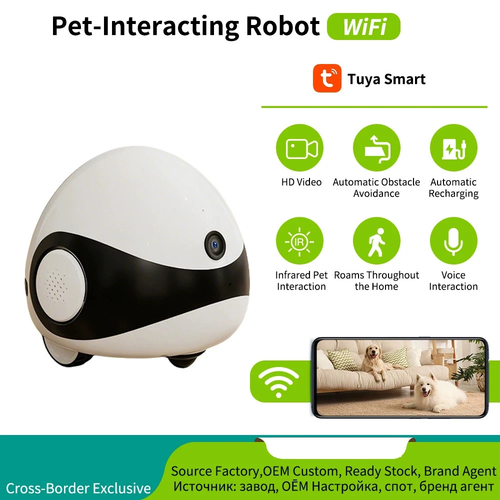 Smart Home Camera Ezviz - Baby WLAN 2MP Kamera-Roboter für Hund