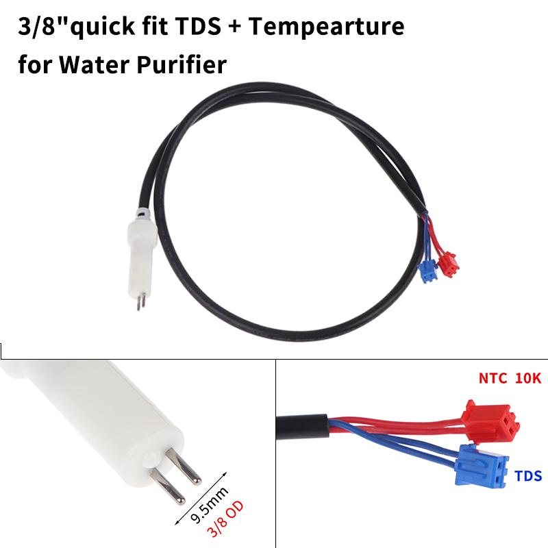 Temperature Sensor - 3/8-Zoll TDS-Leitfähigkeits- und NTC-Temperaturmessungs-Wassersensor zur Wasserqualitätsprüfung