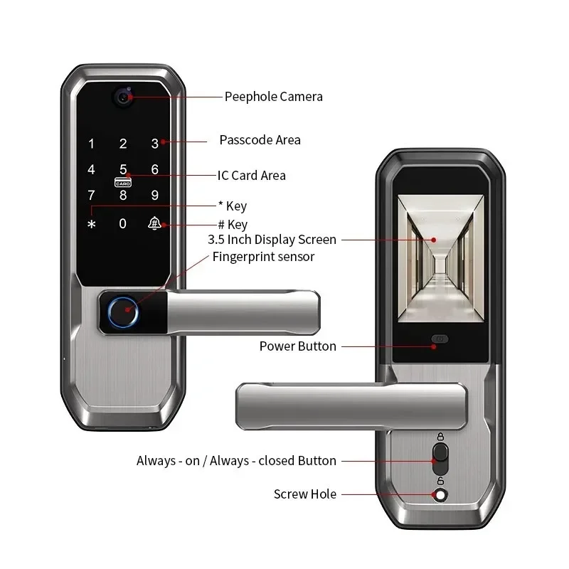 Tuya WLAN Smart Türschloss mit – Smart Home Door Lock Bewertung und Preis