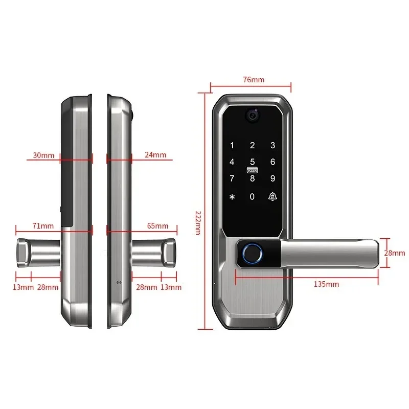 Tuya WLAN Smart Türschloss mit – Smart Home Door Lock Bewertung und Preis