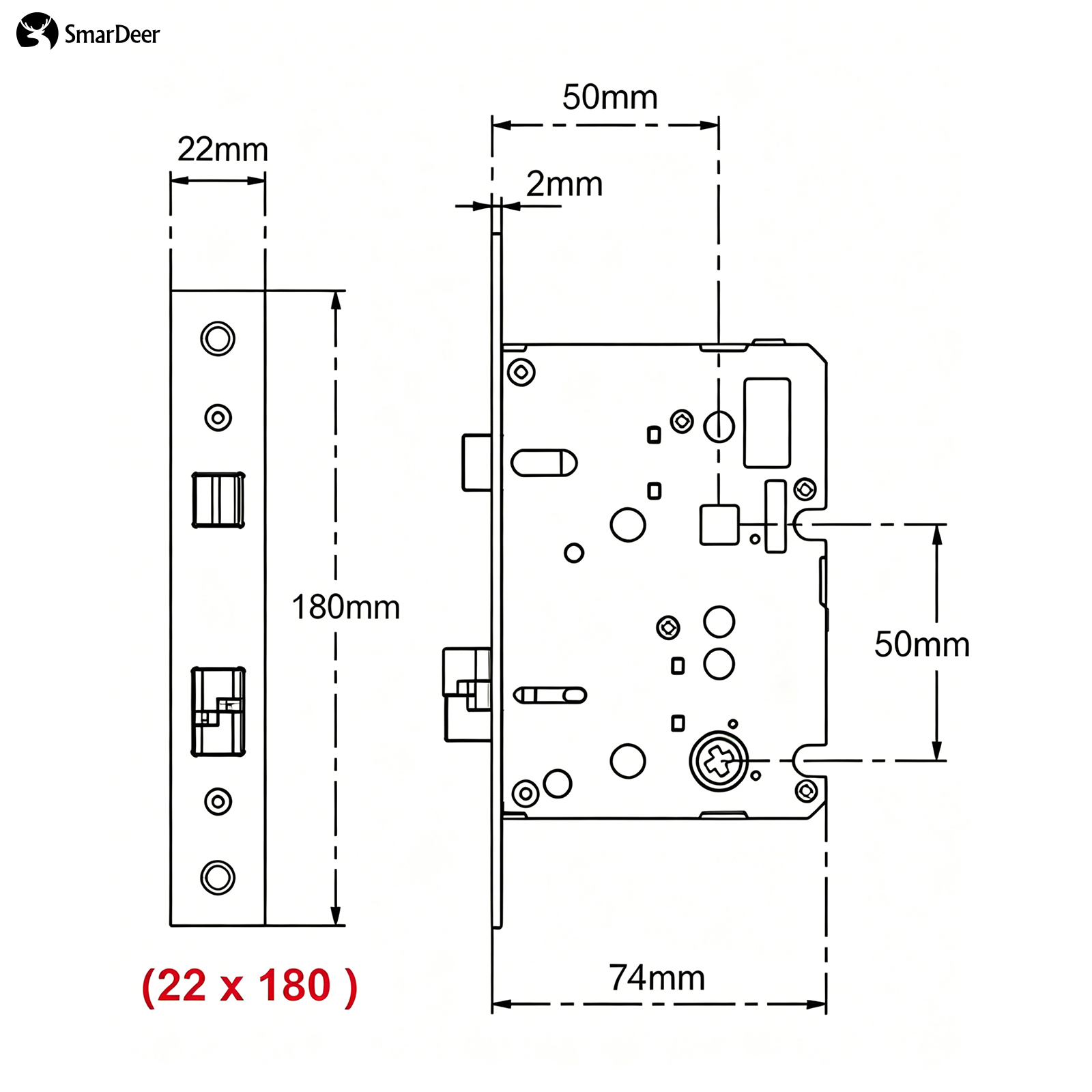 Adaptiver Elektronischer Schlo – Smart Home Door Lock Bewertung und Preis