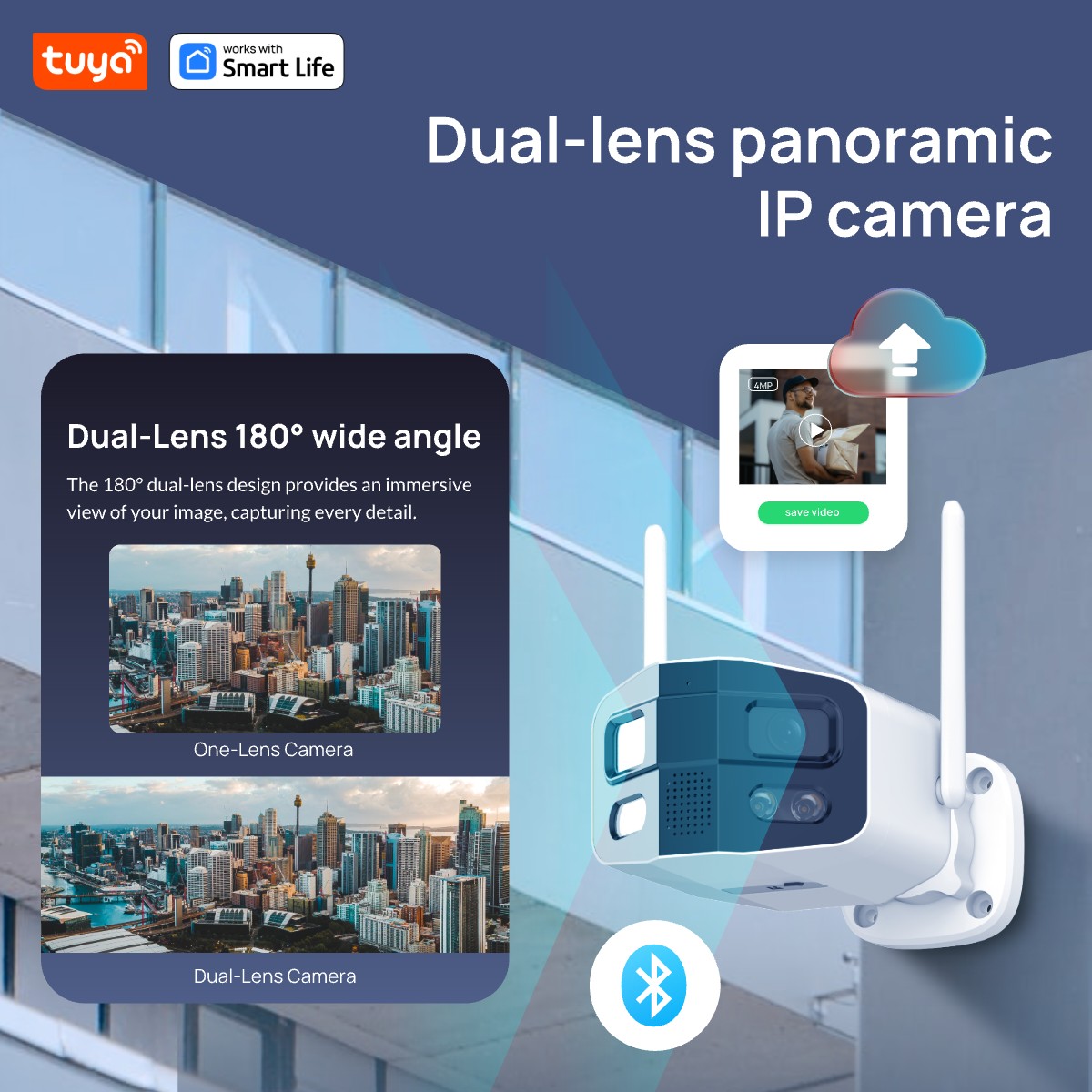 Tuya Smart 4MP 2.5K Dual-Lens  – Smart Home Camera Ezviz Bewertung und Preis