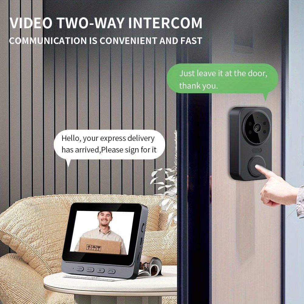 4,3'' IPS-Bildschirm 2,4G Kabe – Smart Home Video Bewertung und Preis