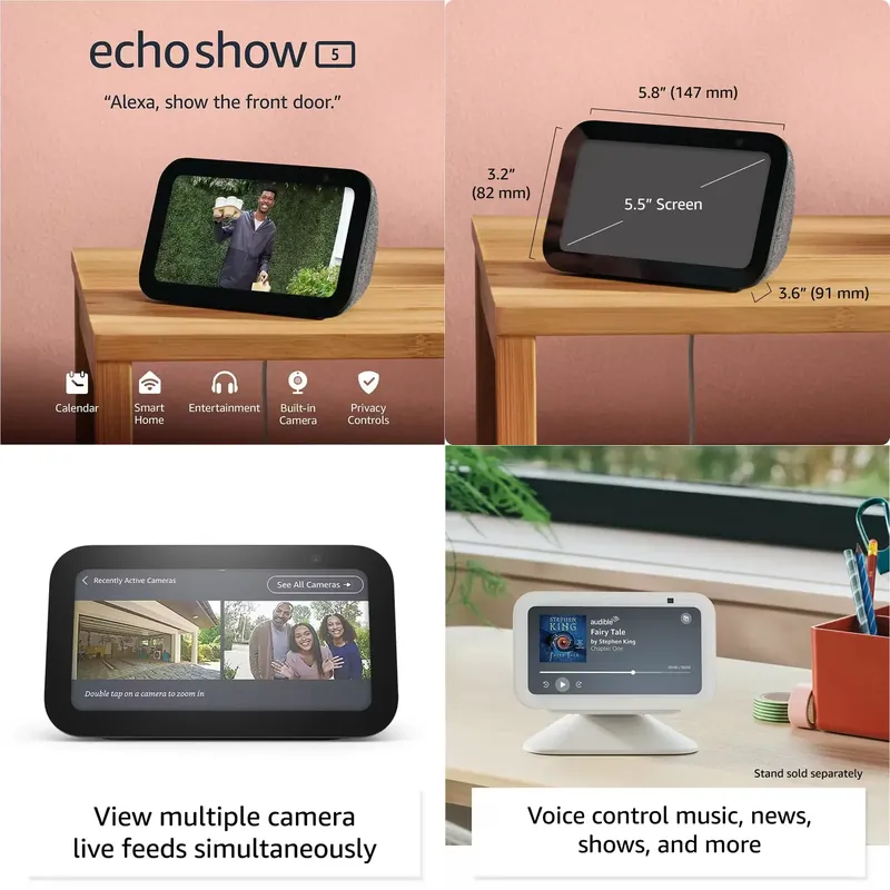 Echo Show 5 Smart-Lautsprecher – Smart Home Video Bewertung und Preis