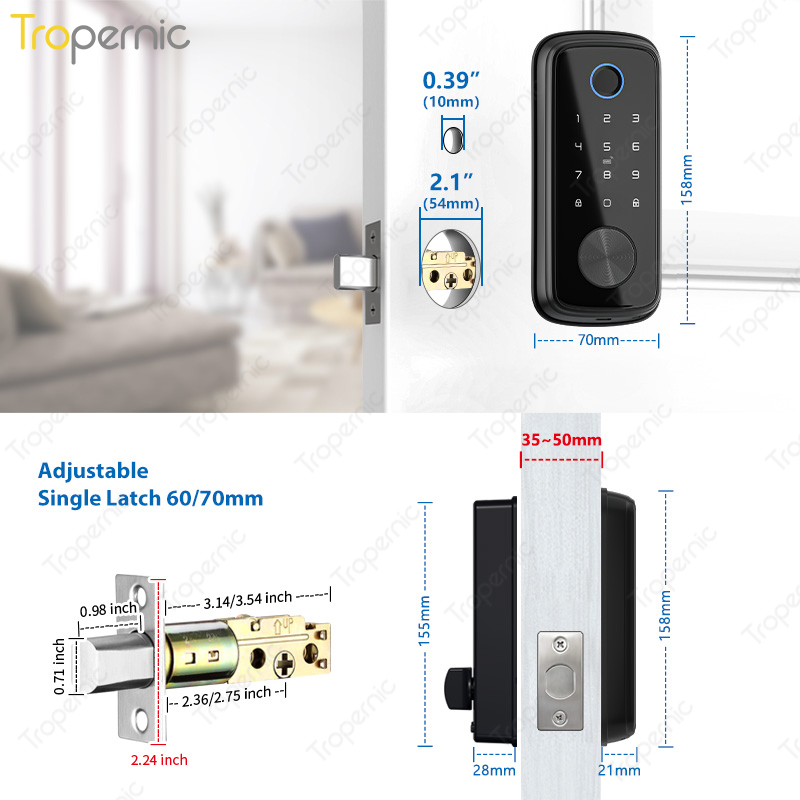 Tuya ZigBee Tür Riegel Schlöss – Smart Home Door Lock Bewertung und Preis
