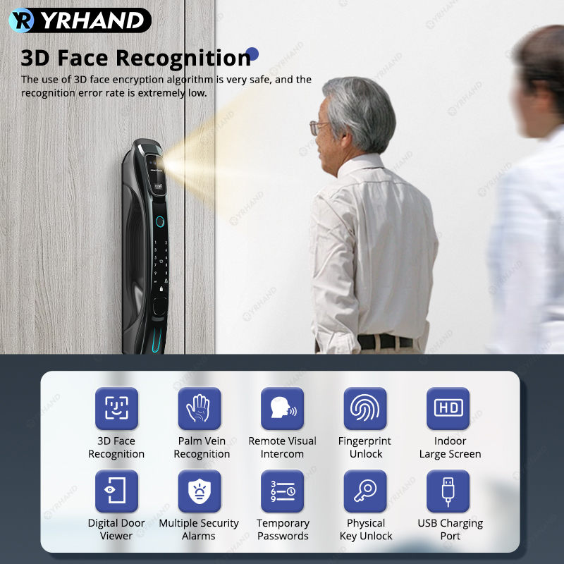 Smart Lock 3D-Gesichtserkennun – Smart Home Door Lock Bewertung und Preis